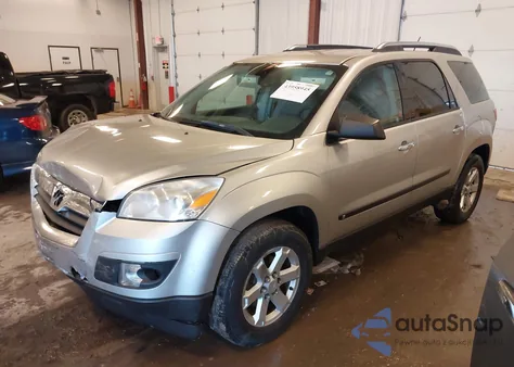 2008 Saturn Outlook Xe z USA, uszkodzony, nr VIN 5GZER13718J243864